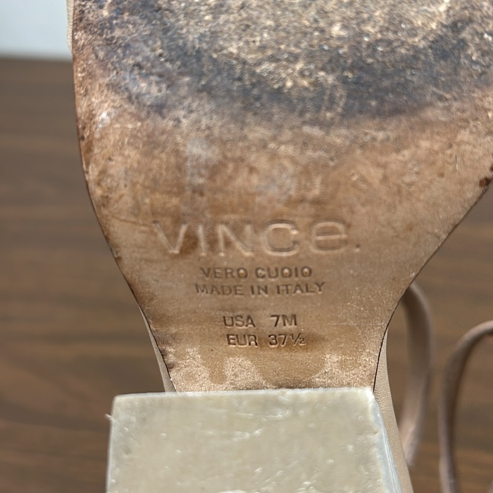 Vince Nolan Leather Sandals - Picture 16 of 16